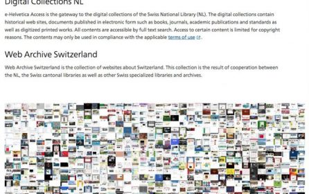 www.depinto.it site has been selected to be part of the digital collections of Web Archive Switzerland