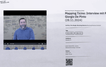 Mapping Ticino: Interview with Pier Giorgio De Pinto